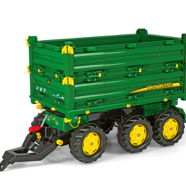 30012026697c6c7e82732.jpeg Rolly Toys rollyMulti Trailer - Przyczepa Wywrotka Rolly Multi John Deere 3 osiowa