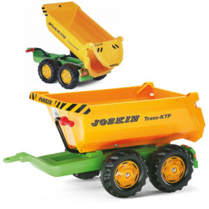 Rolly Toys rollyTrailer Przyczepa do traktora Otwierane Burty