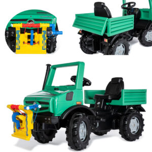 Rolly Toys rollyTrailer Przyczepa do traktora Otwierane Burty