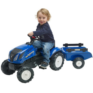 FALK Traktor Country Star Różowy na Pedały + Przyczepka i Klakson od 2 Lat.