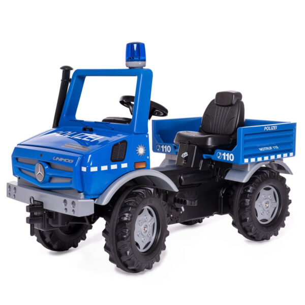 30012026697c70772e625.jpeg Rolly Toys RolliUnimog Mercedes-Benz Policja - Ciężarówka Samochód na pedały