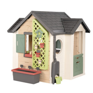 Smoby Domek Nature z kuchnią + 17 akcesoriów