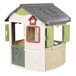 Smoby Domek Nature z kuchnią + 17 akcesoriów