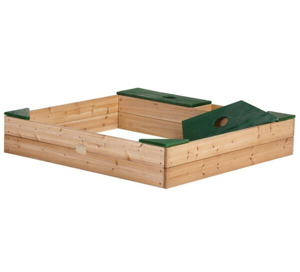 30012026697c724fc0218.jpeg AXI Drewniana Piaskownica + Schowek Na Akcesoria + Plandeka