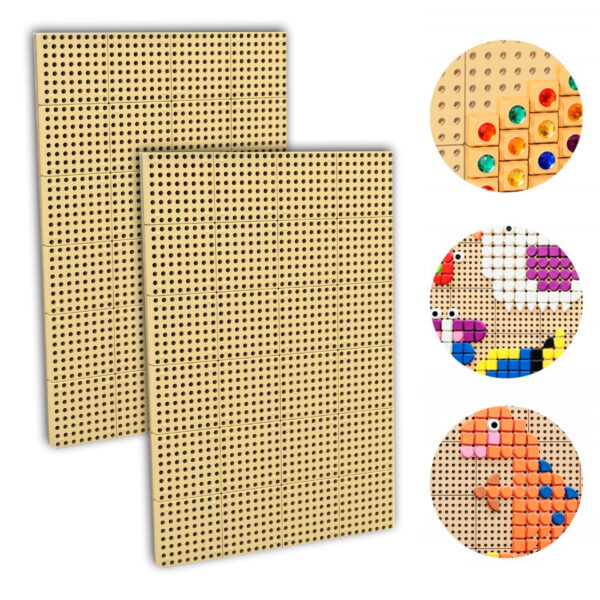 30012026697c75ae26cfd.jpeg MASTERKIDZ Tablica Naukowa Kreatywna STEM Zestaw 2 Sztuki + Panel Montażowy 120x80cm