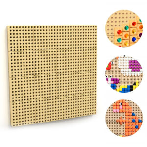 MASTERKIDZ Panel Ścienny Tablica Naukowa Kreatywna STEM Tablica na zewnątrz Outdoor + Panel Monatażowy 40 x 40 (cm)