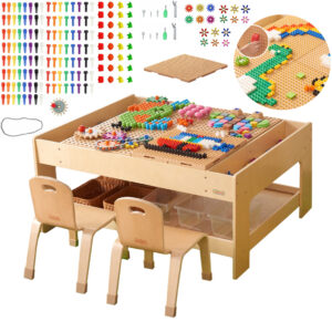 MASTERKIDZ Drewniana Szafka Kuchenna Narożna dla Dzieci