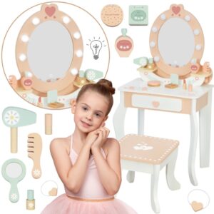 TOOKY TOY Drewniana Kolejka Kosmiczna Zestaw Tory