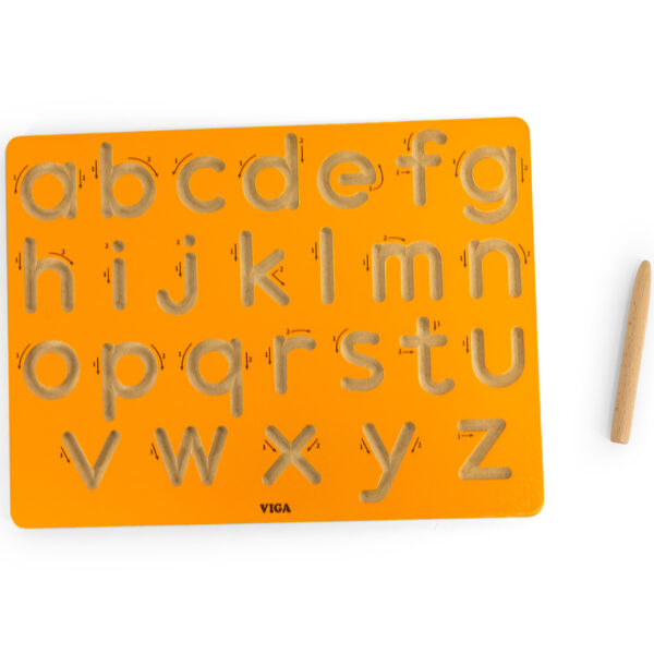30012026697c7f48ed6ab.jpeg VIGA Tablica Grafomotoryczna Małe Litery Nauka Pisania