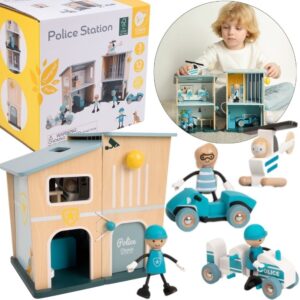 30012026697c821038e0a.jpeg VIGA Drewniana Zjeżdżalnia dla Zwierzątek Dżungla 7 el.