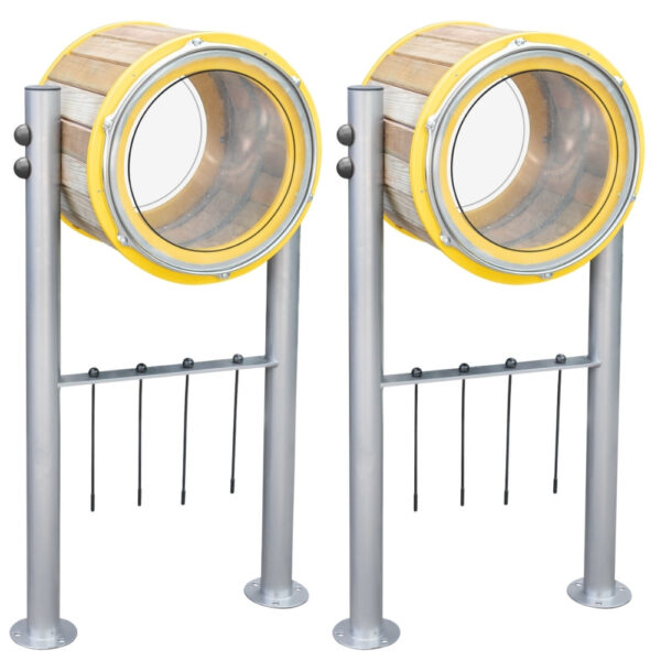 30012026697c824bb8005.jpeg CLASSIC WORLD EDU Zestaw Bębenki XXL 2 szt. Instrument Perkusja Ogrodowa